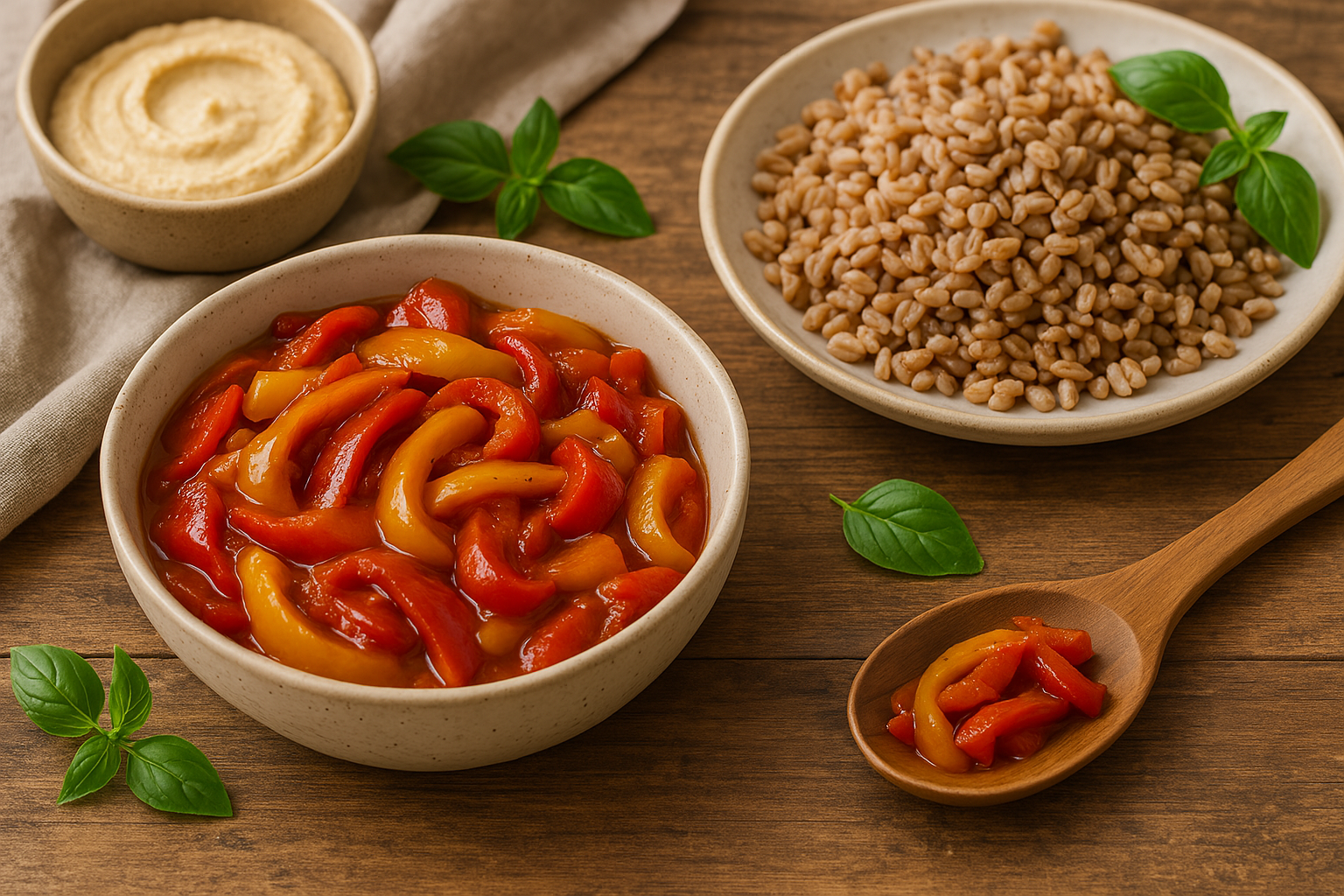 Incastri in cucina: 3 ricette veloci con i peperoni stufati