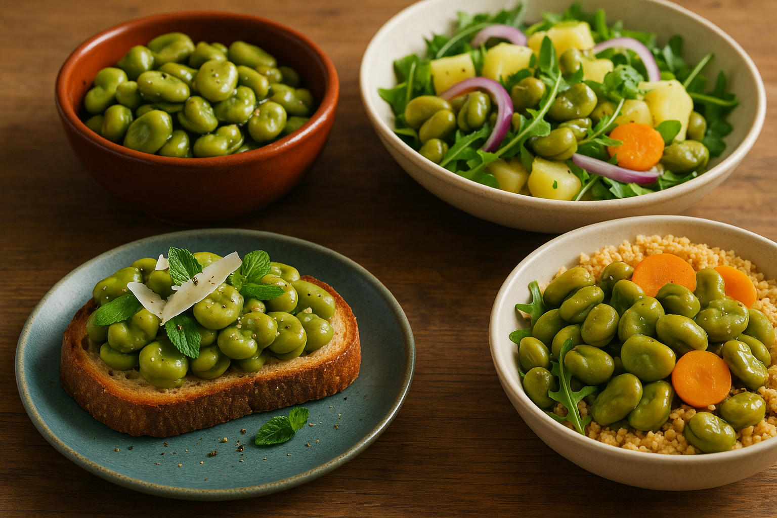 Incastri in cucina: 3 idee creative con le fave già cotte
