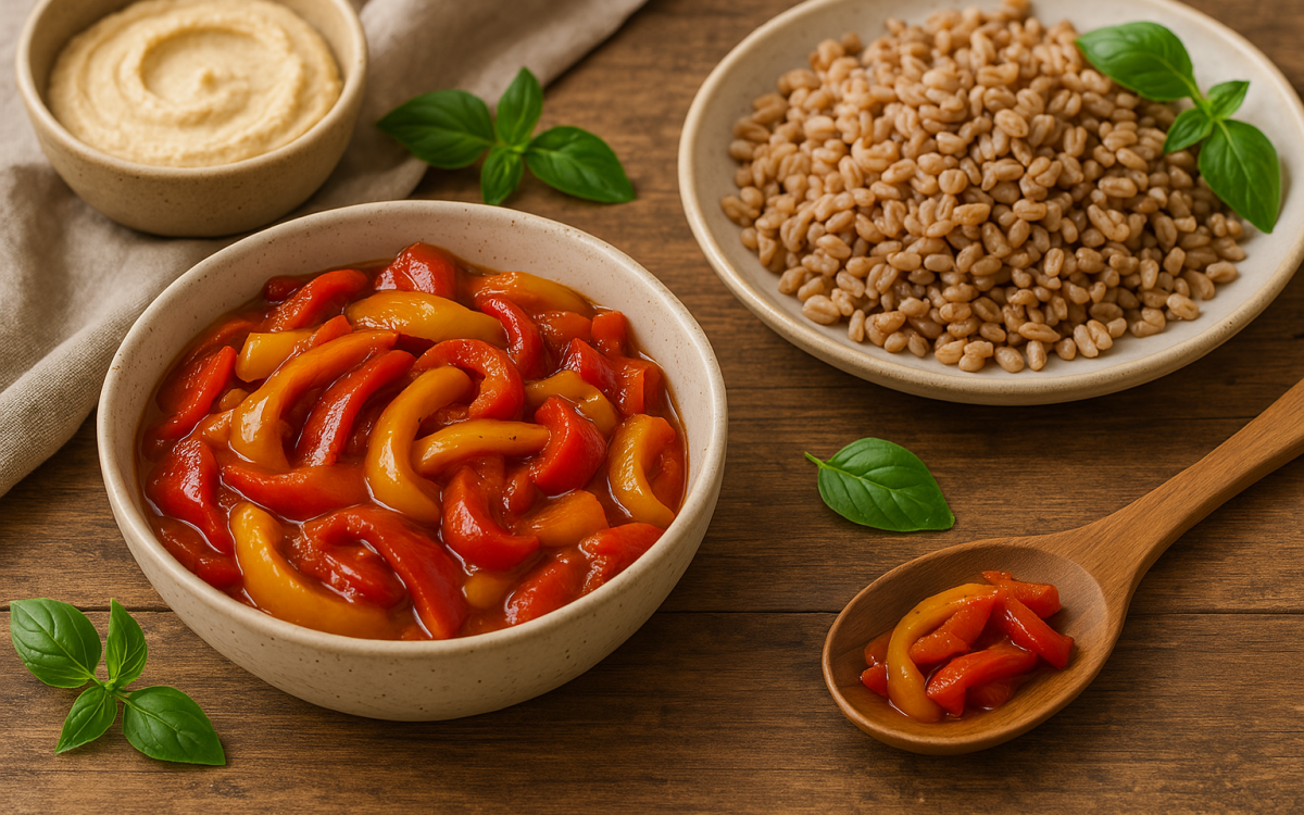 Incastri in cucina: 3 ricette veloci con i peperoni stufati