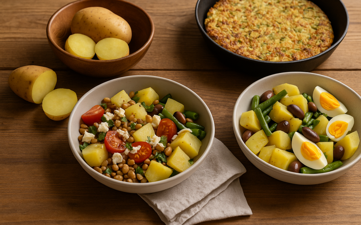 Incastri in cucina: 3 idee veloci con patate lesse o al vapore